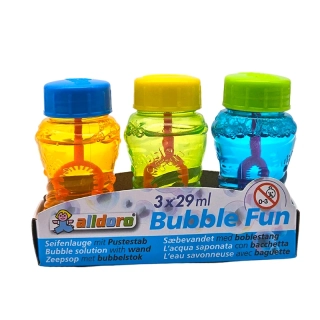 Alldoro Sada 3 MINI bublifuků (3 x 29 ml)
