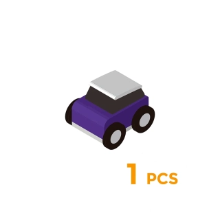 Qbi 241 Push&Go auto na setrvačník Fialové