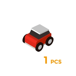 Qbi 238 Push&Go auto na setrvačník Červené