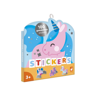 Janod Samolepky Jednorožci 100 ks od 3 let