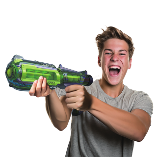 Plopper-hračky Quantum Plopper, 12ranná pistole