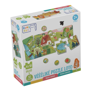 Efko KukiKuk – Véééliké puzzle loto Roční období