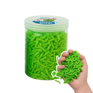 Alldoro Mačkací červíci – antistresová hmota Squishy Worms, zelená, 120g