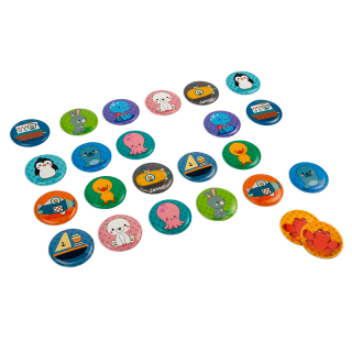 Janod Měkké obrázkové pexeso do vany 24 ks