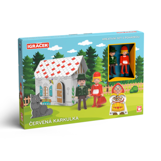 Efko IGRÁČEK - Červená Karkulka - kreativní set s pohádkou