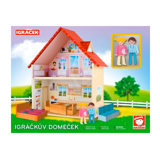 Efko Igráčkův Domeček - hrací set pro holčičky s figurkami