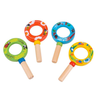 Bigjigs Toys - Dřevěná detektivní LUPA